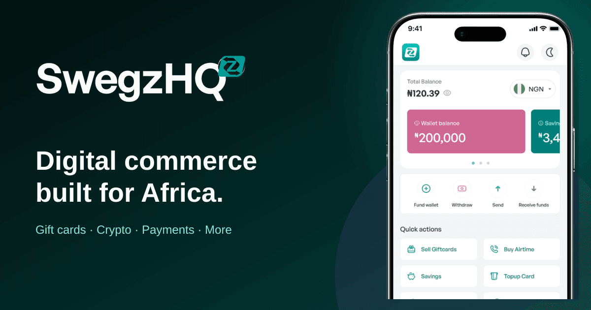 SwegzApp digital commerce and payments